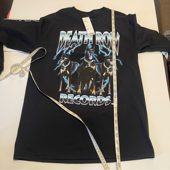 Death Row Records Tee Long Sleeve Shirt Doberman Medium NWT Official Merchandise - Picture 12 of 17